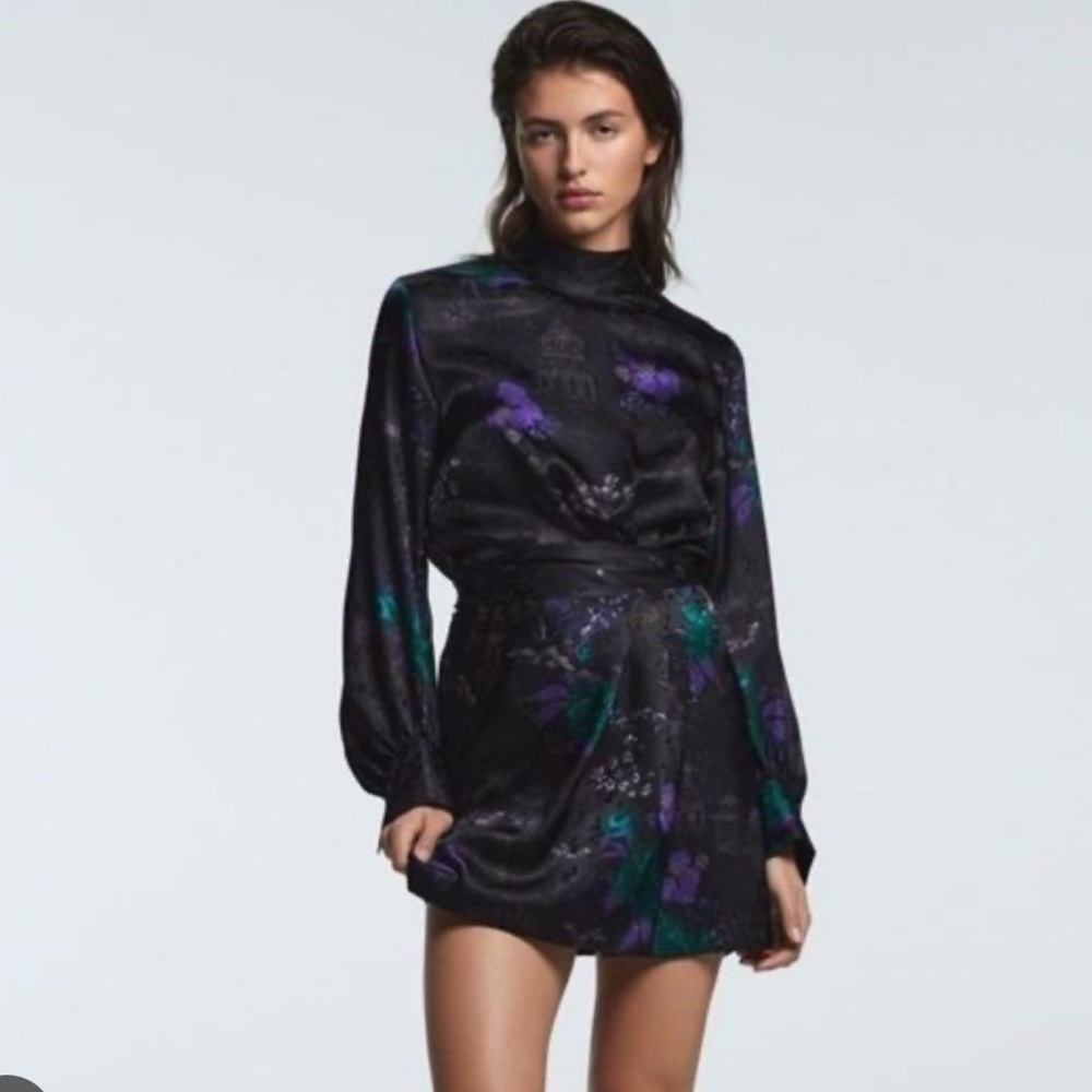 Zara Jacquard Dress